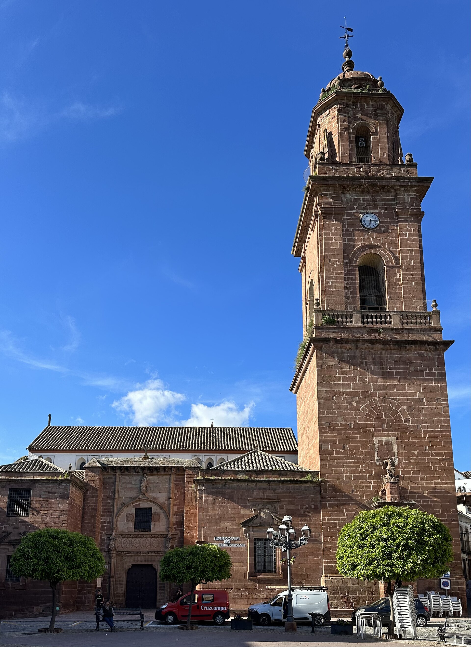 Iglesia de San Bartolomé y Santiago en Montoro, provincia de Córdoba (España).