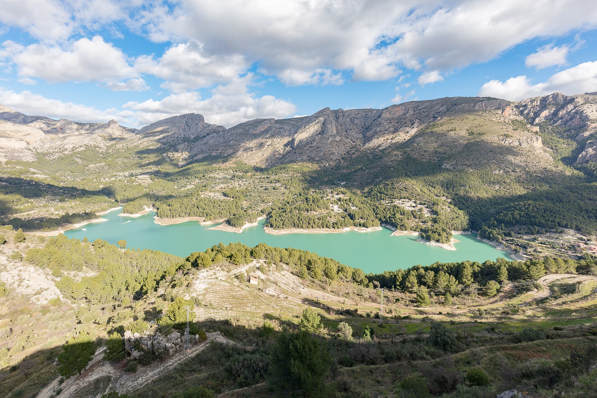 Embalse de Guadalest, Alicante, España