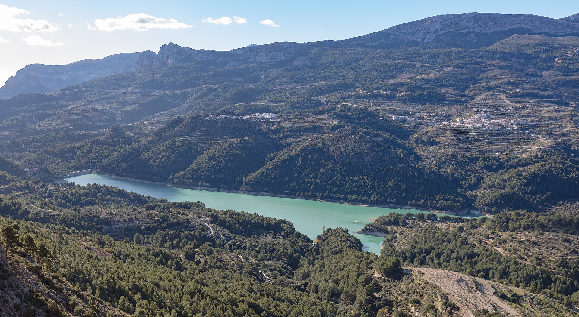 Embalse de Guadalest, Alicante, España