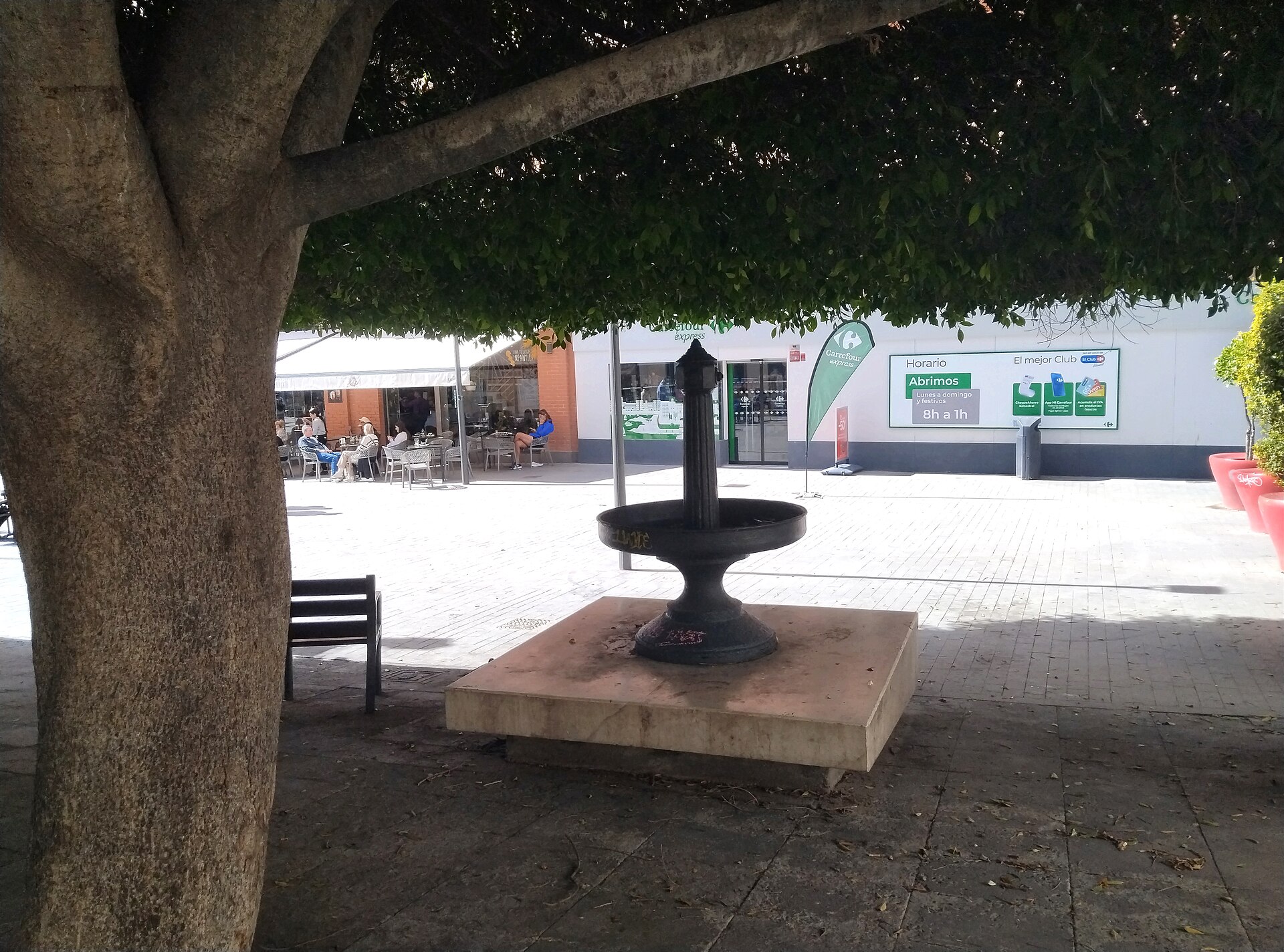 Fuente de la plaza de San Cristóbal, Alicante.
